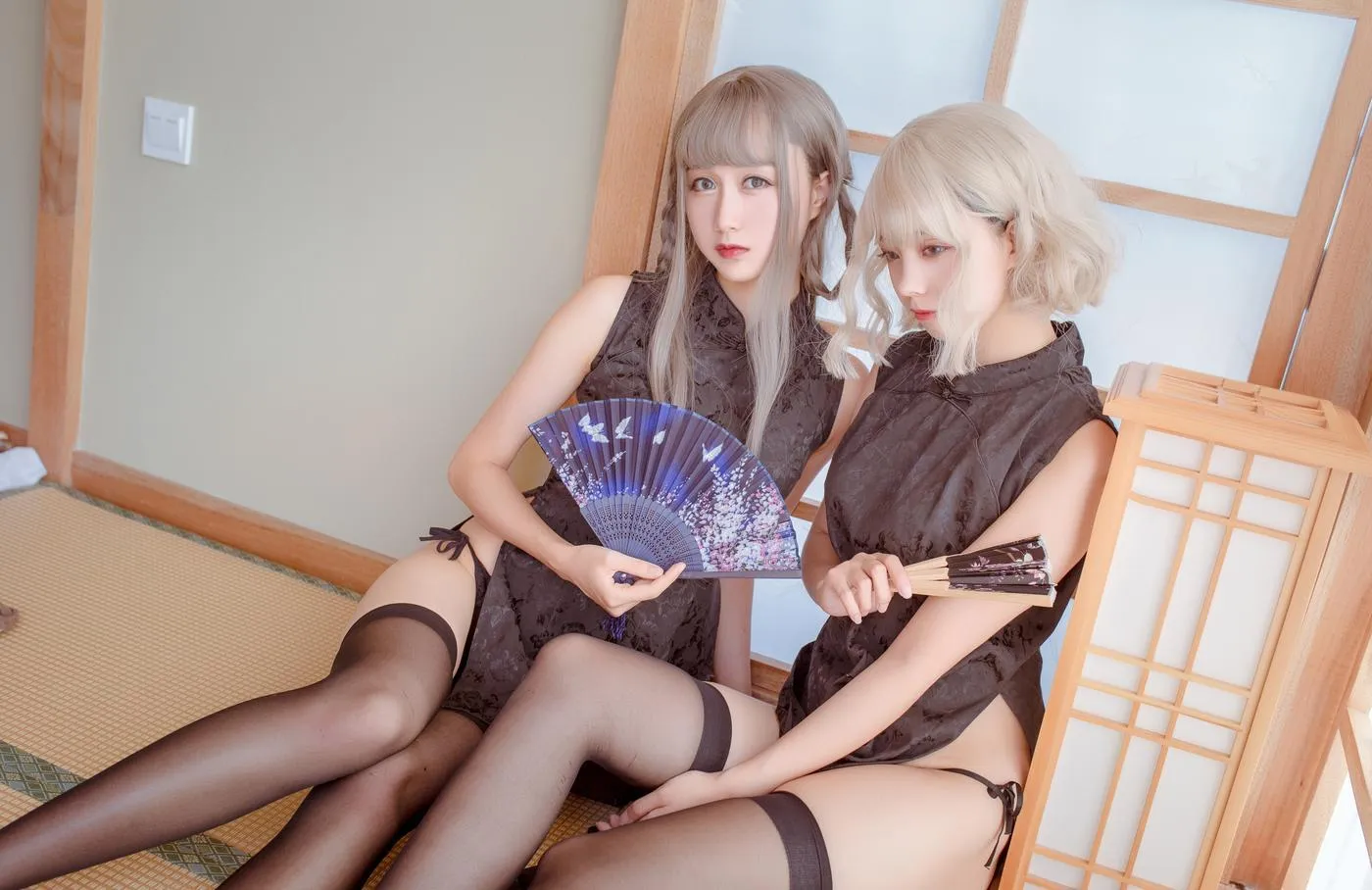 小野妹子w – NO.37 &木绵绵 魔女旗袍 [24P]插图2